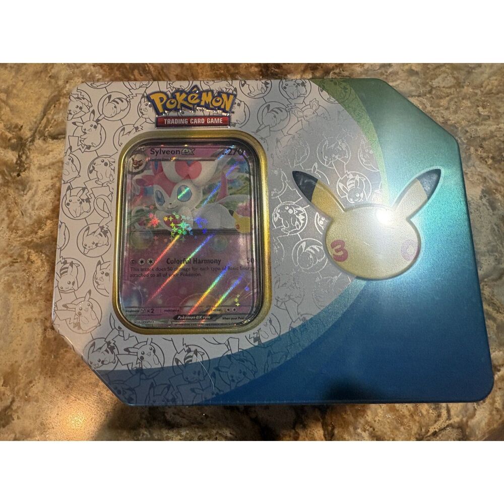 Pokemon TCG: 30th Celebration Sylveon Ex Tin